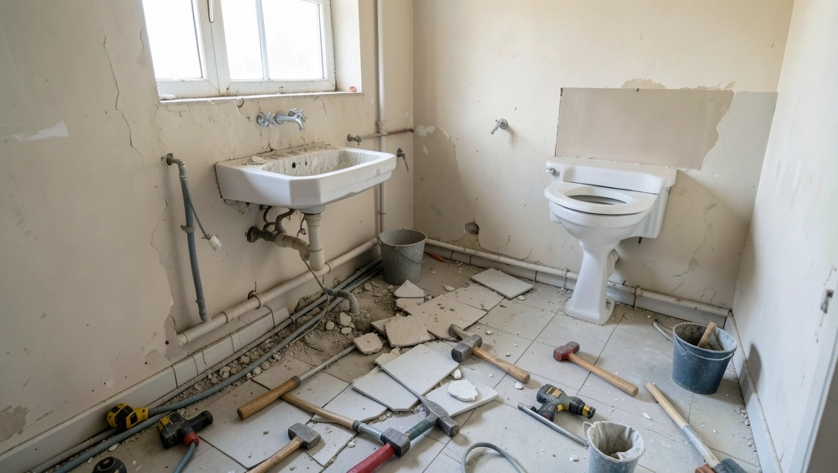 czas remontu łazienki