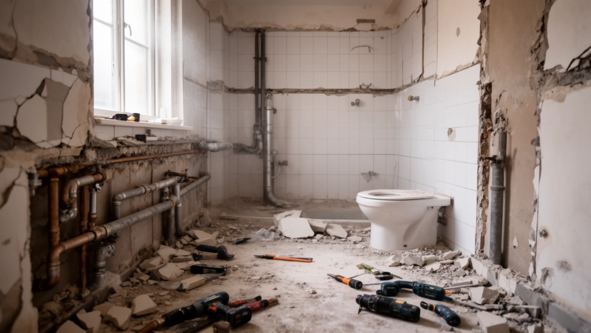 Jak przetrwać remont łazienki