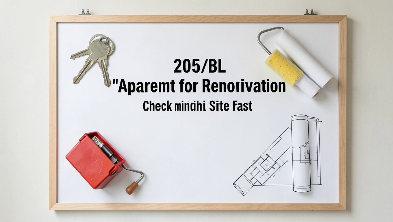 ogłoszenie naboru nr 205/BL mieszkanie za remont