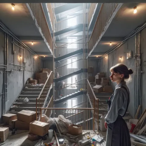 Remont Mieszkania A Bałagan Na Klatce Schodowej